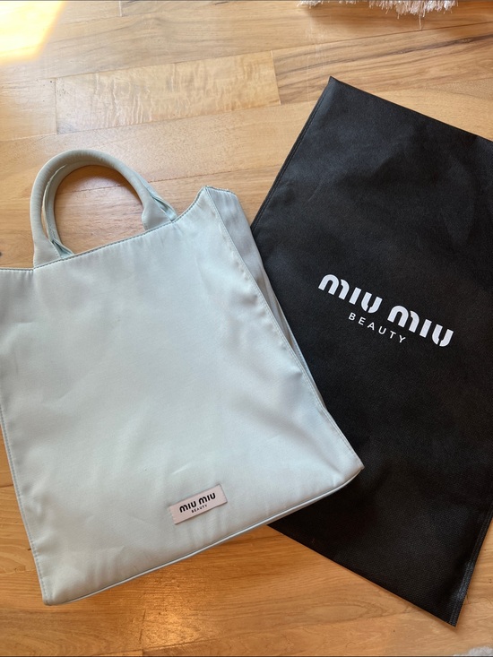 Miu Miu Handbags - Miu Miu Light Blue Tote
